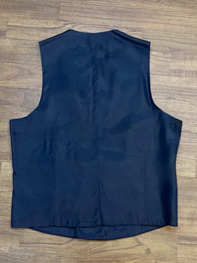 Klassische Smokingweste schwarz Vintage Gr. 46 elegant