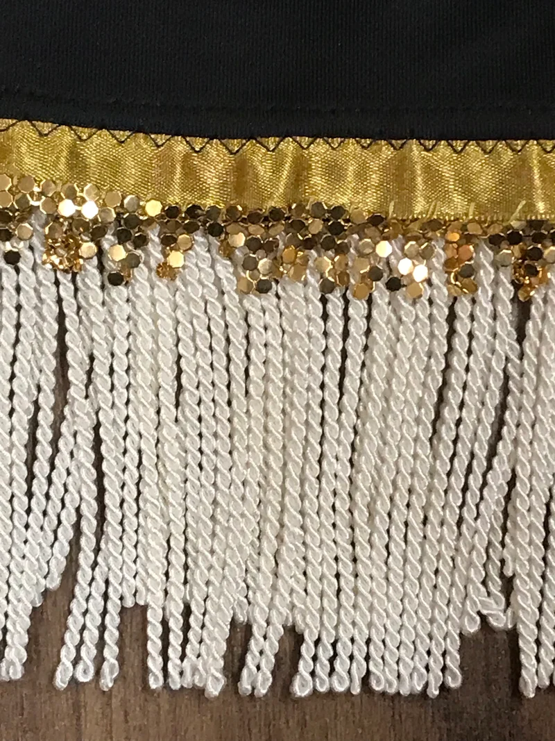 20er Jahre Flapperkleid schwarz-gold Gr. 34