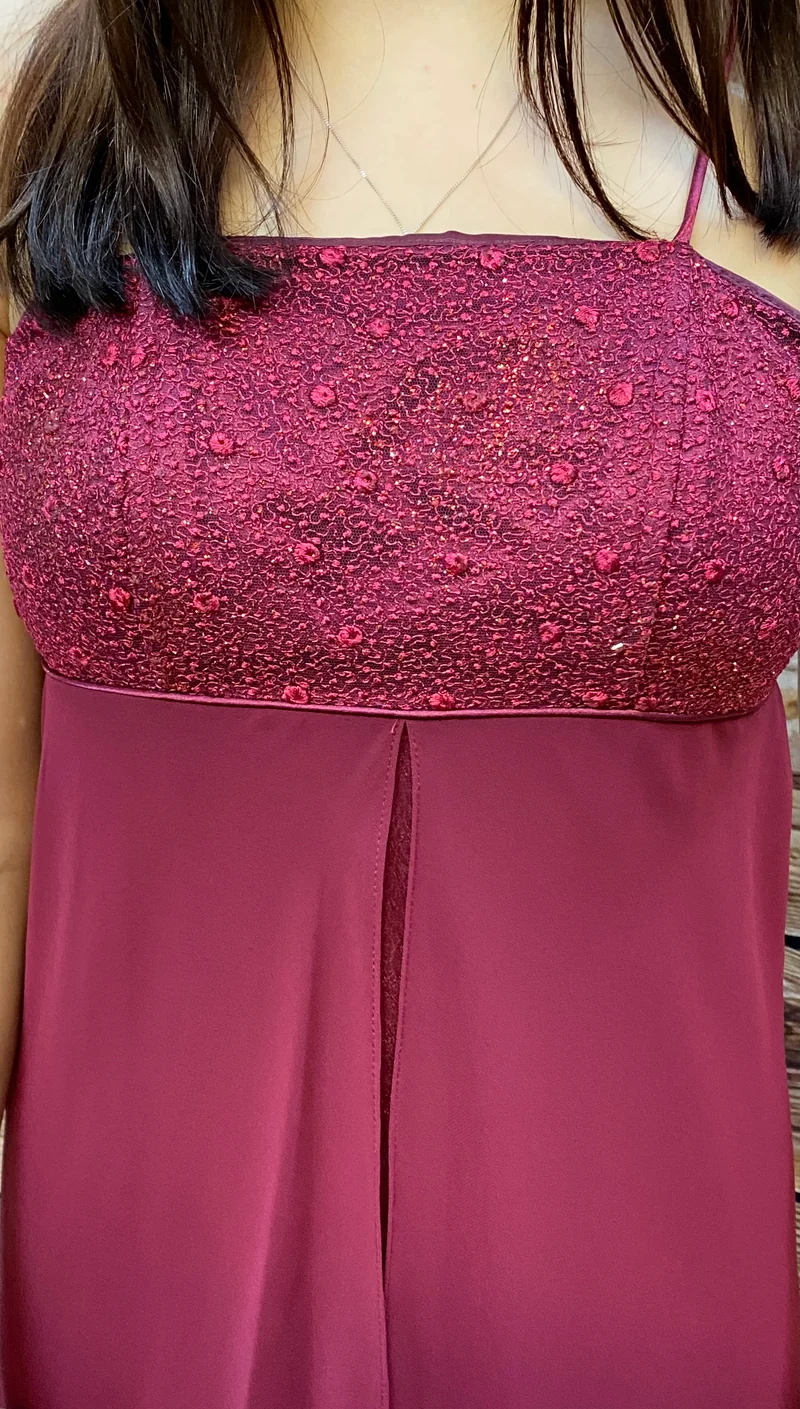 Poly USA Abendkleid – Größe 34 (S) – ungetragen