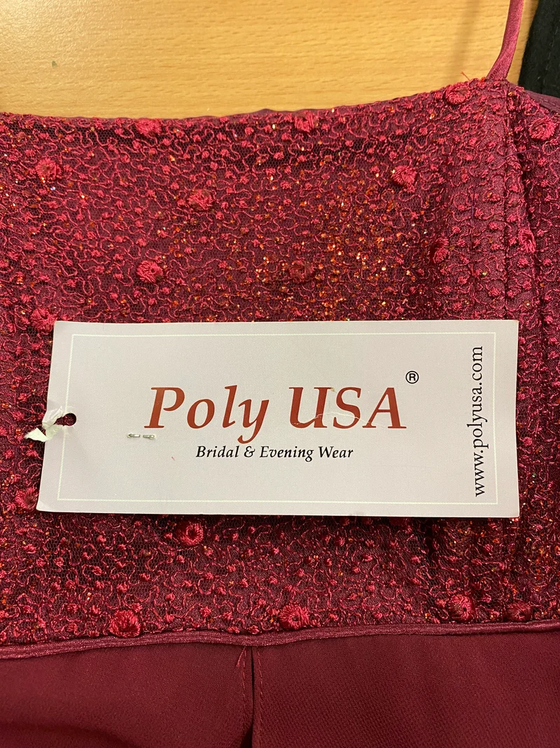 Poly USA Abendkleid – Größe 34 (S) – ungetragen