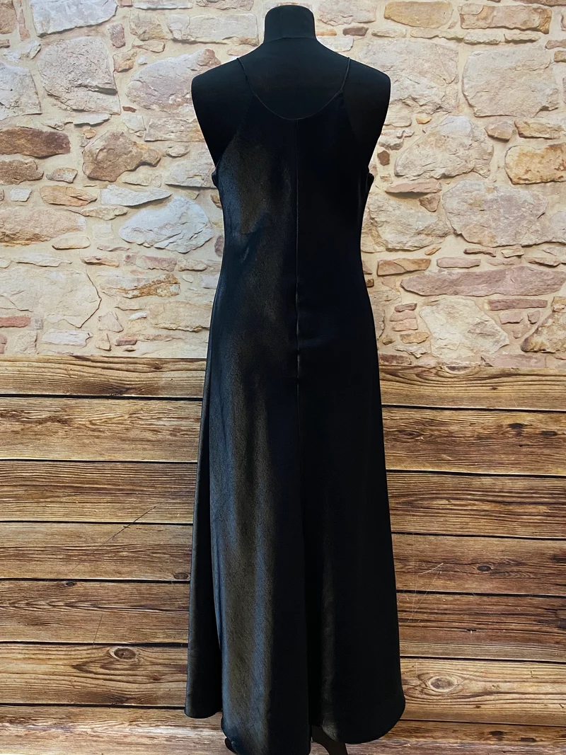 Abendkleid schwarz lang schimmernd Yessica Gr. 40