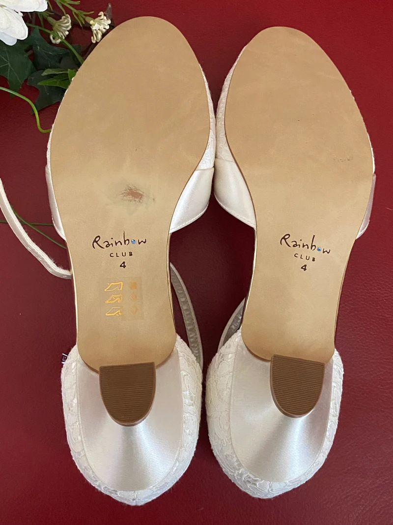 Brautschuh Mickie, Rainbow Club Gr.37 ungetragen