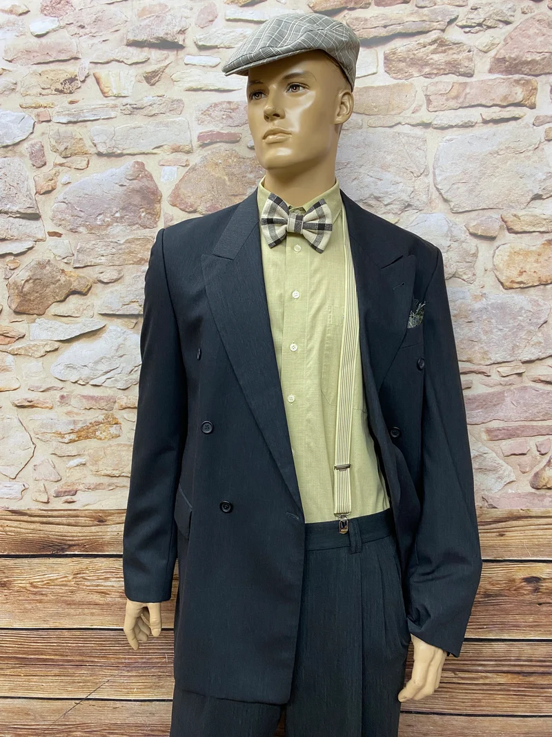 20er Jahre Vintage Anzug-Set (Gr. 102) – 6-teilig