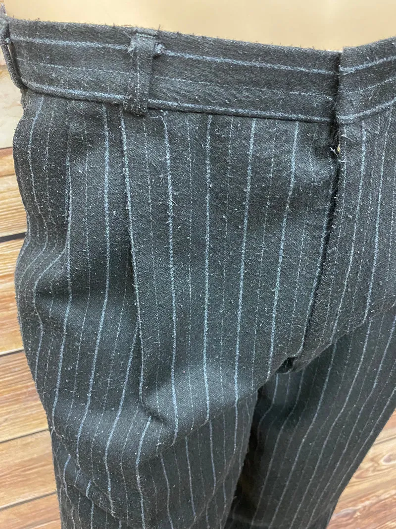 Vintage 80er/90er Herren Hose Gr.48 – Nadelstreifen Hochbund Retro