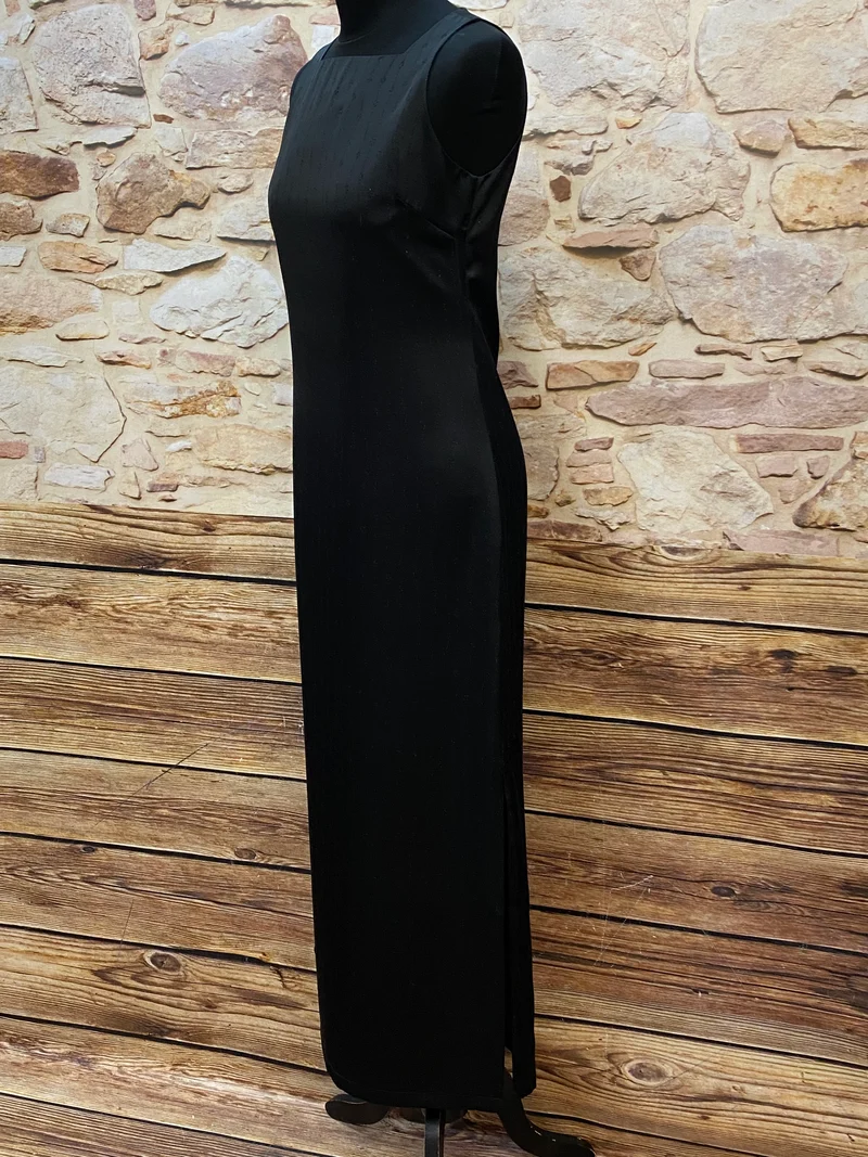 Vintage Abendkleid schwarz lang JP Collection Gr. 36