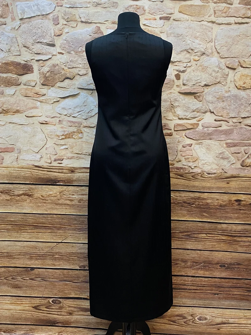 Vintage Abendkleid schwarz lang JP Collection Gr. 36