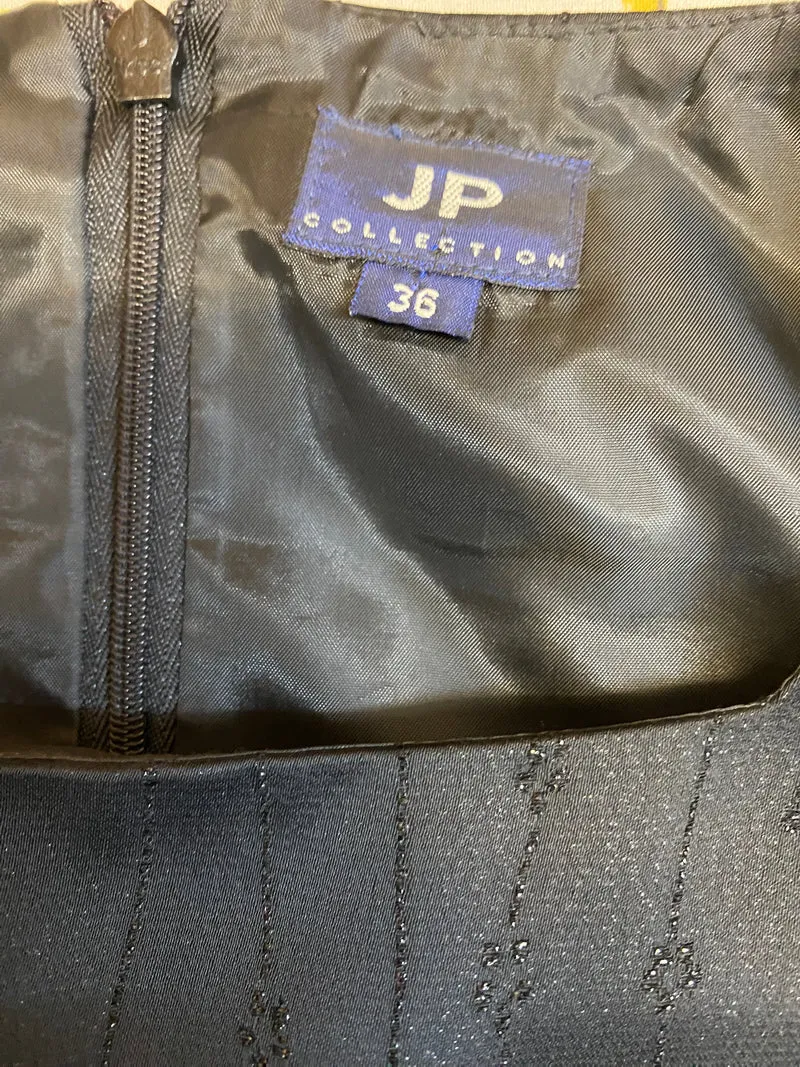 Vintage Abendkleid schwarz lang JP Collection Gr. 36