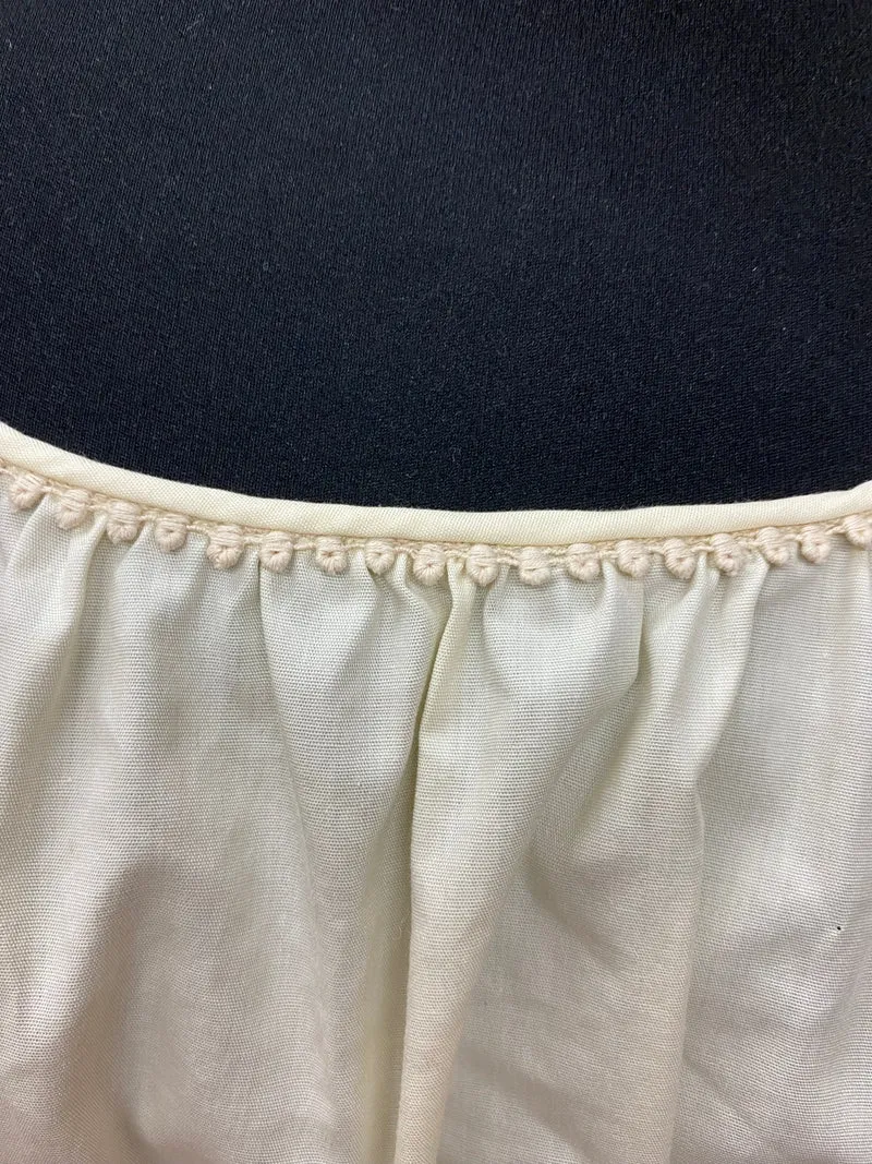 Vintage Dirndlbluse creme - Gr.48
