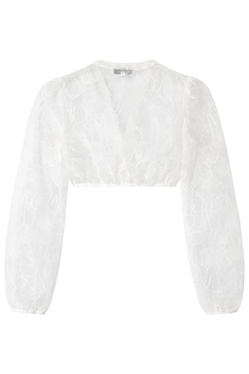 Dirndlbluse bridal flower