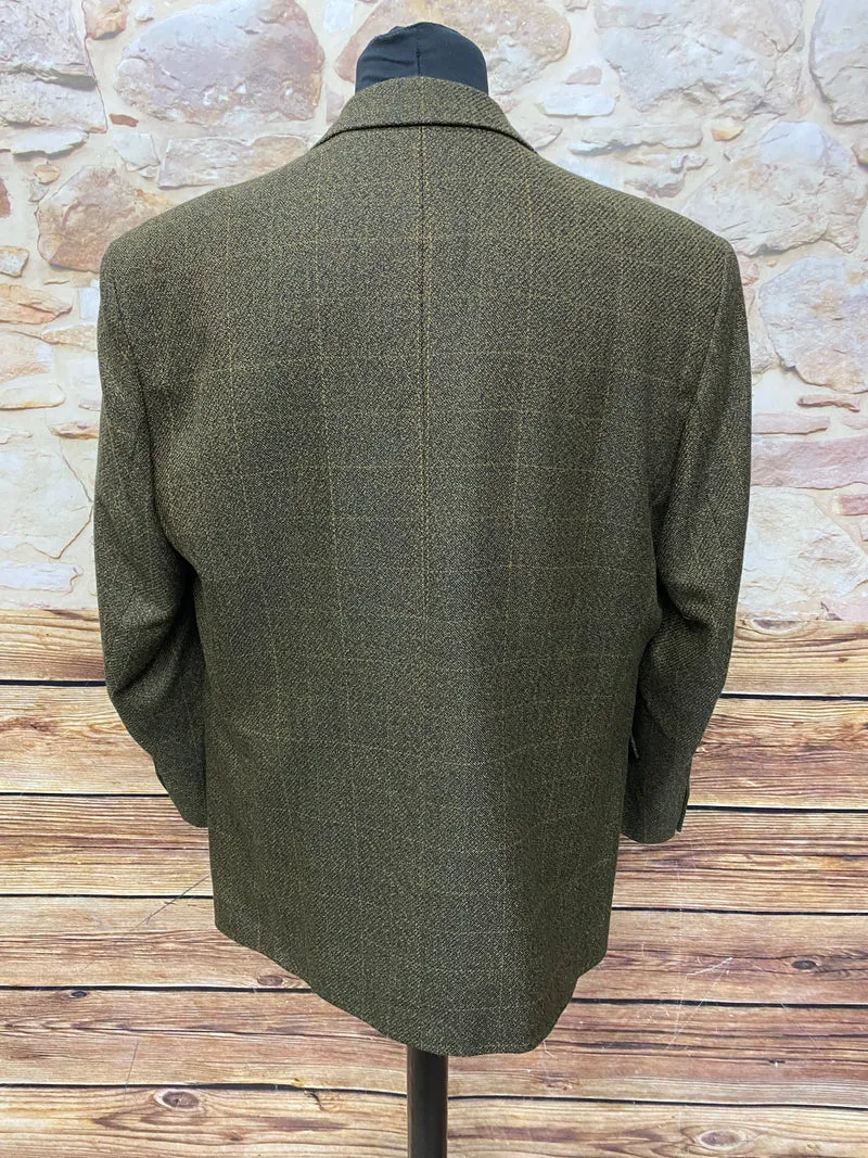Kariertes Vintage Sakko Gr.54, meliert