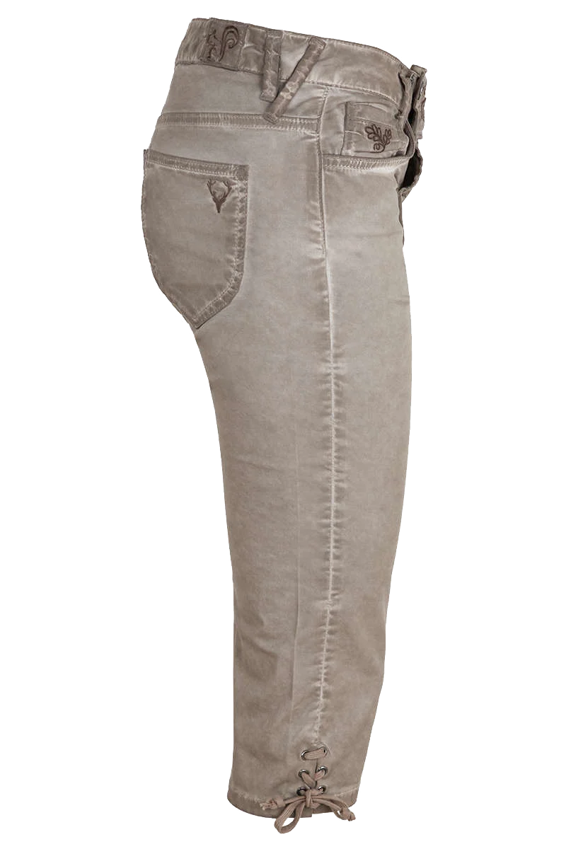 Damen Trachten Stretch-Dreiviertelhose