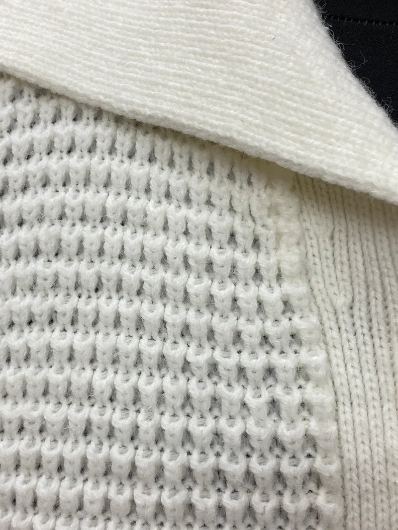 Strickjacke Vintage creme