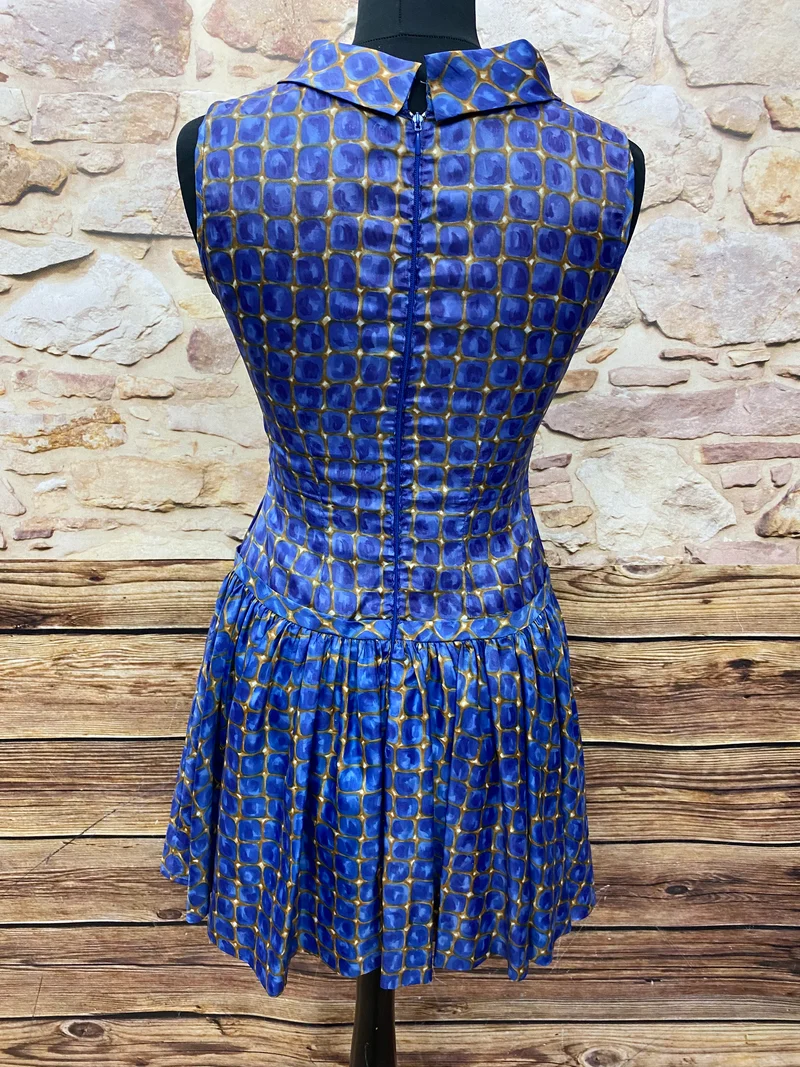 20er Jahre Tageskleid Gr. 34 mit tiefer Taille