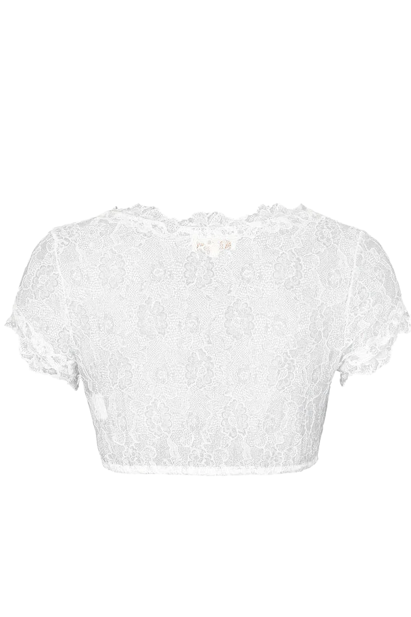 Dirndlbluse aus Spitze kurz