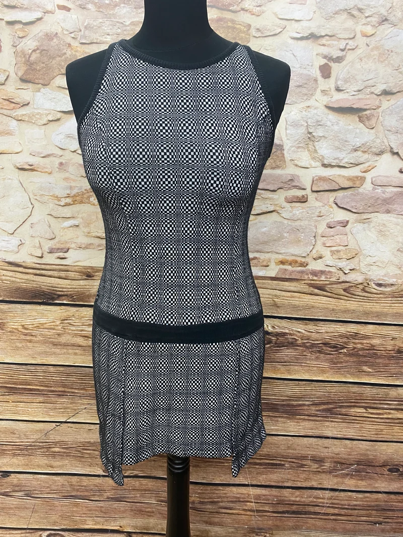 Vintage-Strickkleid Gr.34