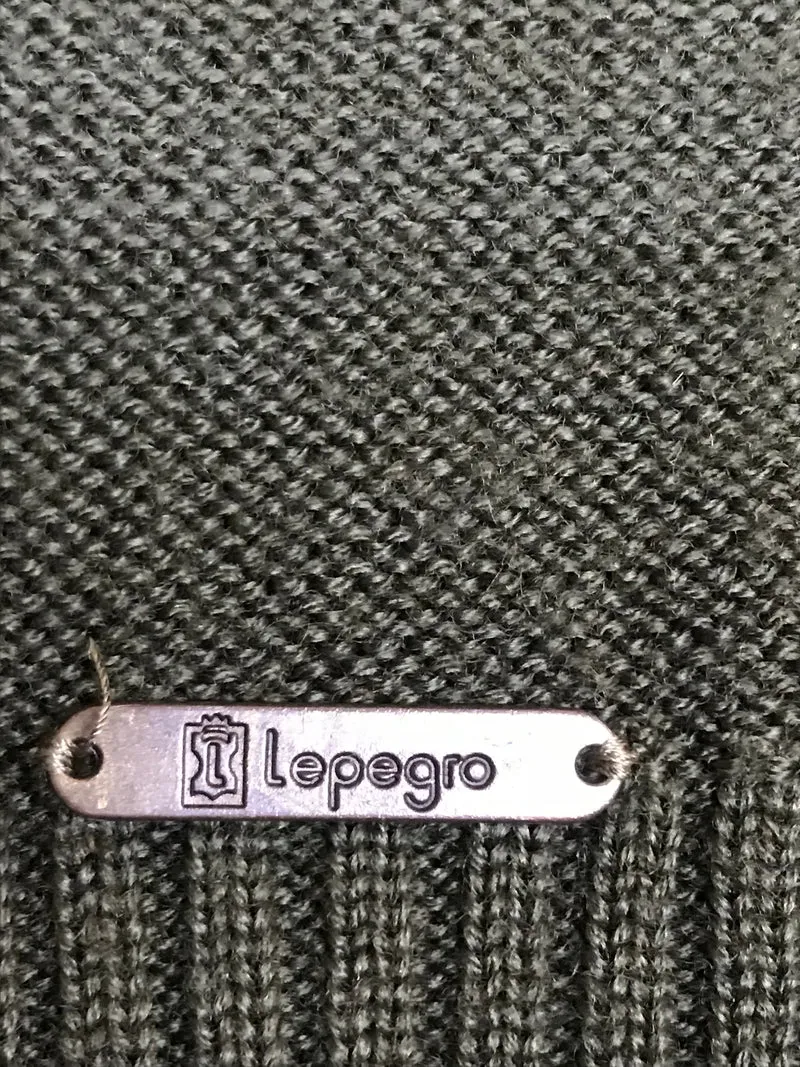 Vintage Trachten Strickjacke Damen Dunkelgrün Lepegro – Größe 44