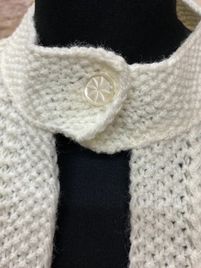 Vintage Strickjacke creme - Gr.38
