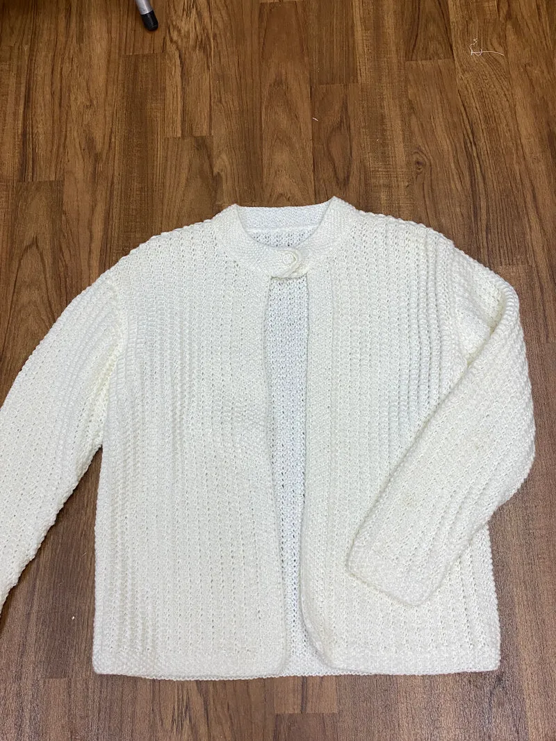 Vintage Strickjacke creme - Gr.38