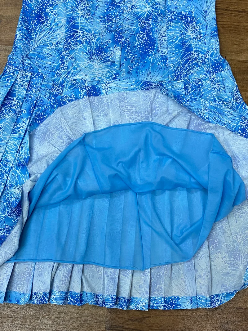 Vintage-Kleid - Blau, Größe 48