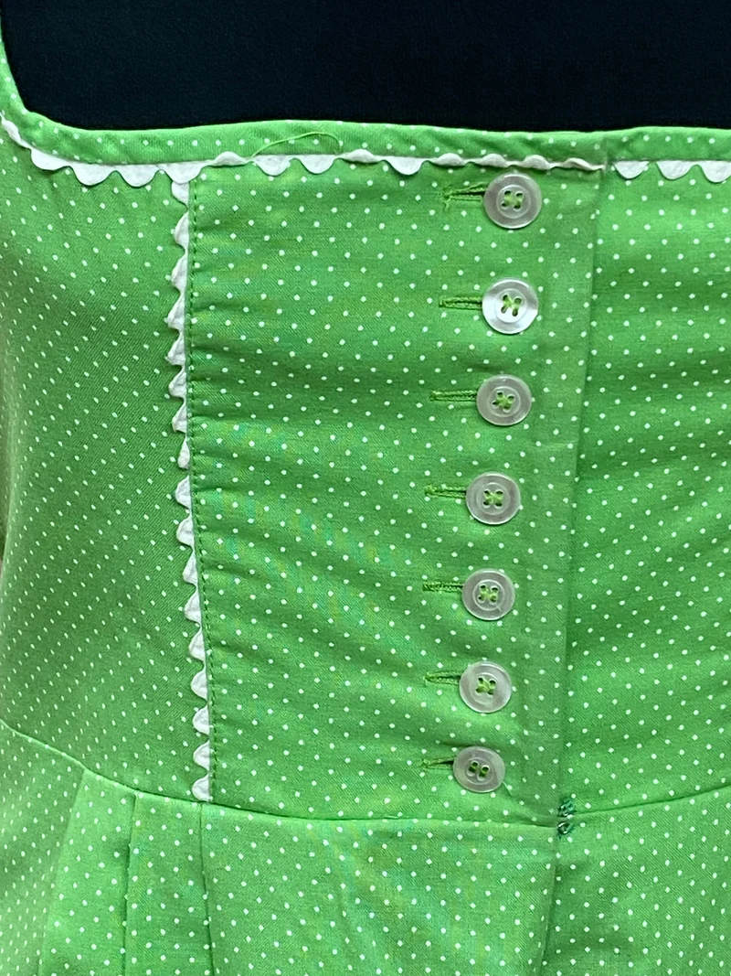 Vintage Dirndl hellgrün - Gr.36