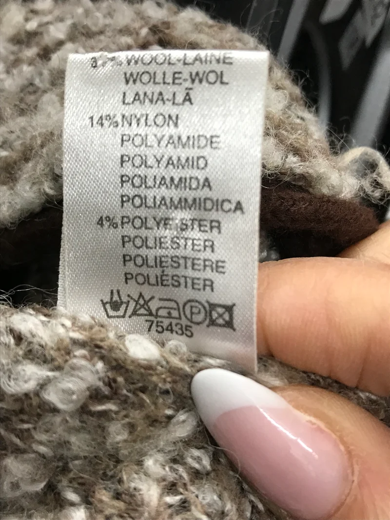 Trachten Strickjacke Damen Größe 38 – C&A, braun/beige