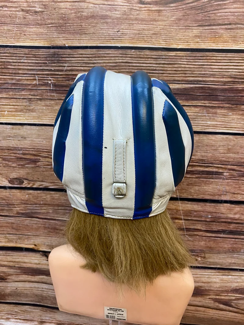Lederhaube Kappe Mütze 50er Jahre True Vintage Oldtimer Caprio, Gr.57 -58