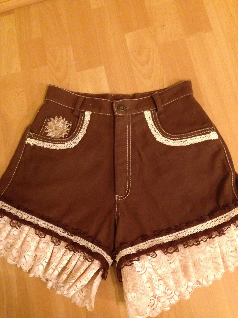 Steampunk Damen Outfit Gr. 36 in Braun-Beige