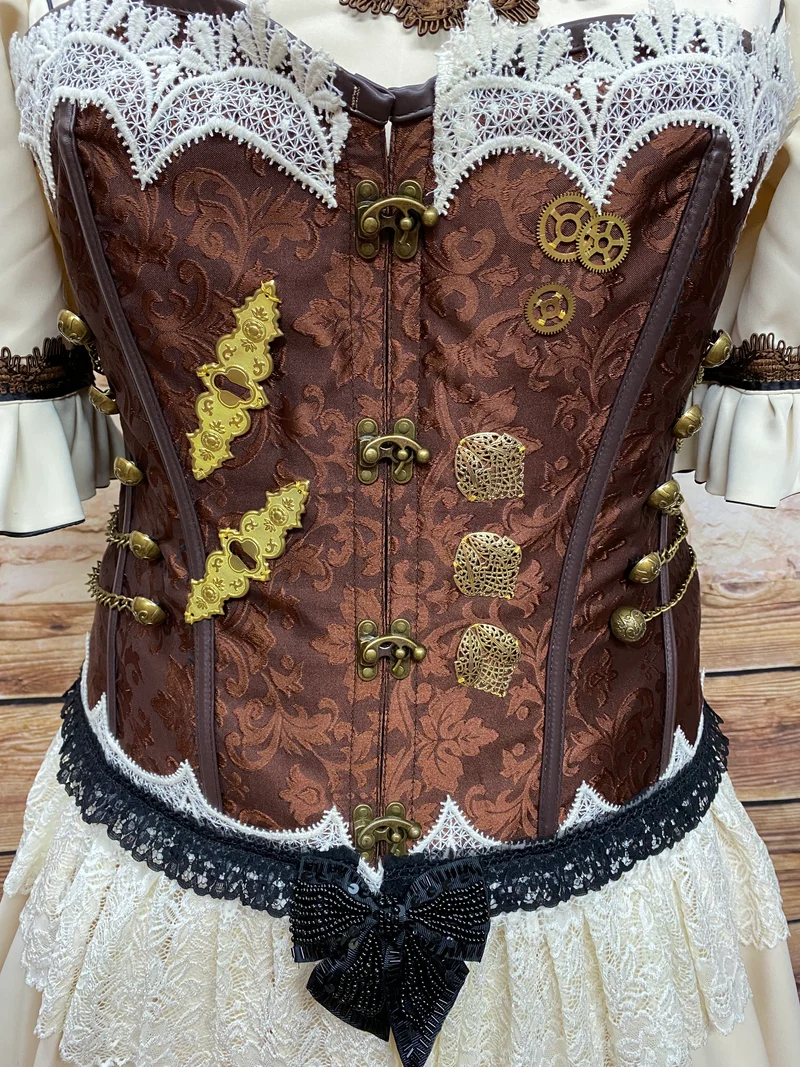 Steampunk Kleid Unikat – Gr. 50