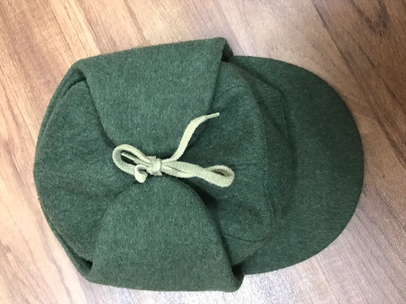 Deerstalker-Mütze, Vintage Gr.57
