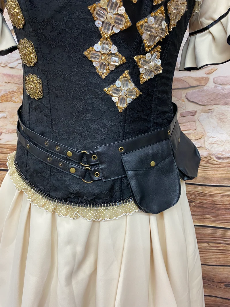 Steampunk Brautkleid Unikat Gr. 46 – Viktorianischer Stil