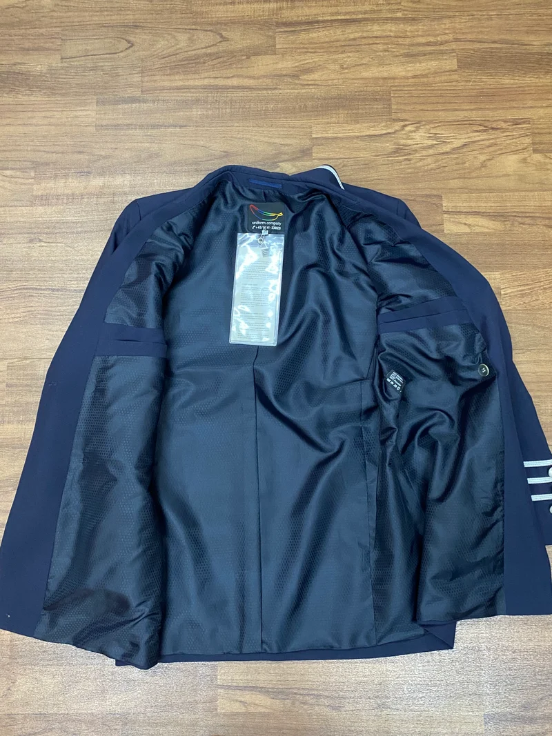 Lange Uniformjacke, Page, Hotel, Uniform Gr.48 dunkelblau
