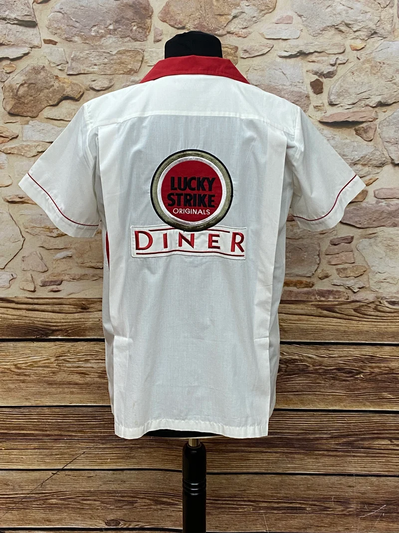 Lucky Strike Vintage Diner Hemd Shirt Gr.M