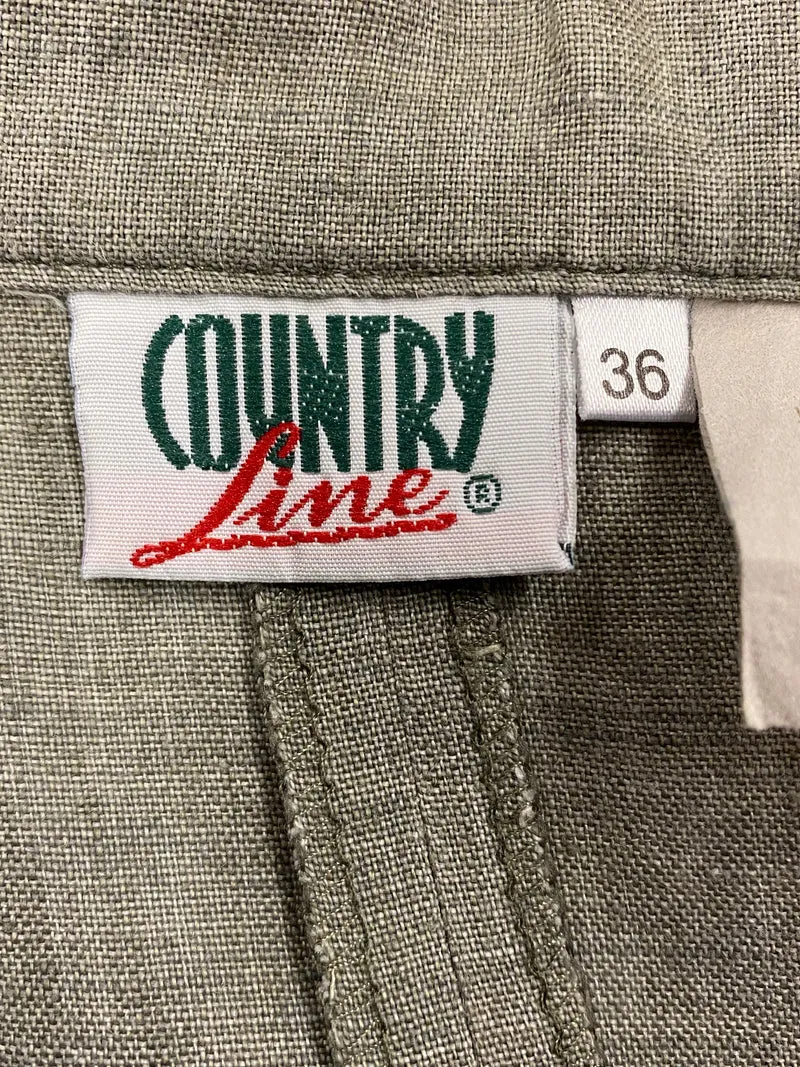 Damen Trachtenrock von Country Line – Beige, Größe 36