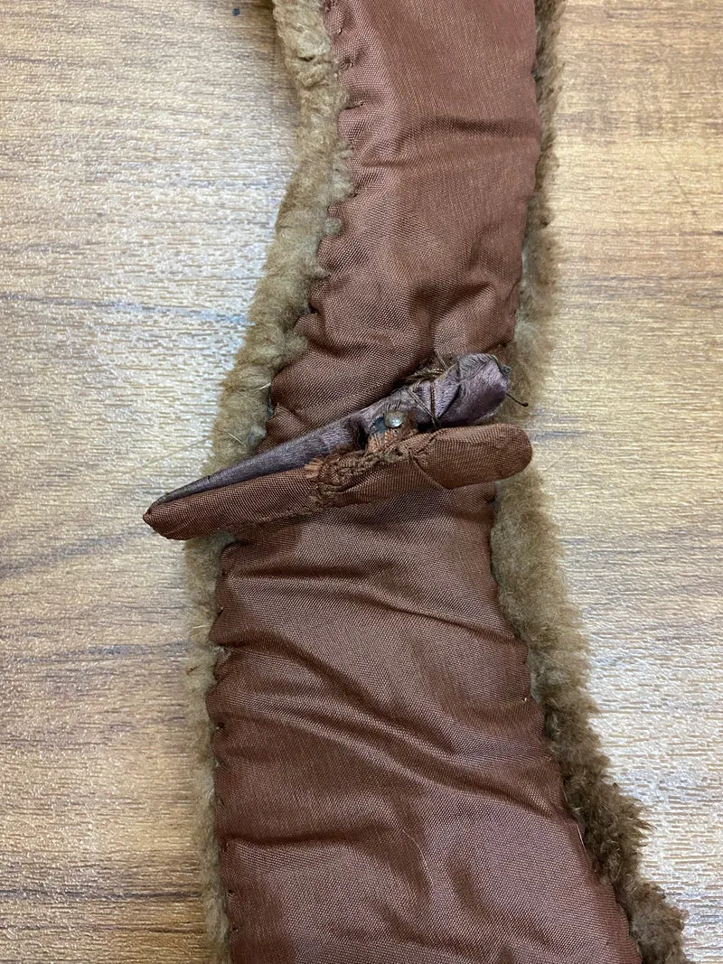 Vintage Fellstola mit Schwänzen – Einheitsgröße