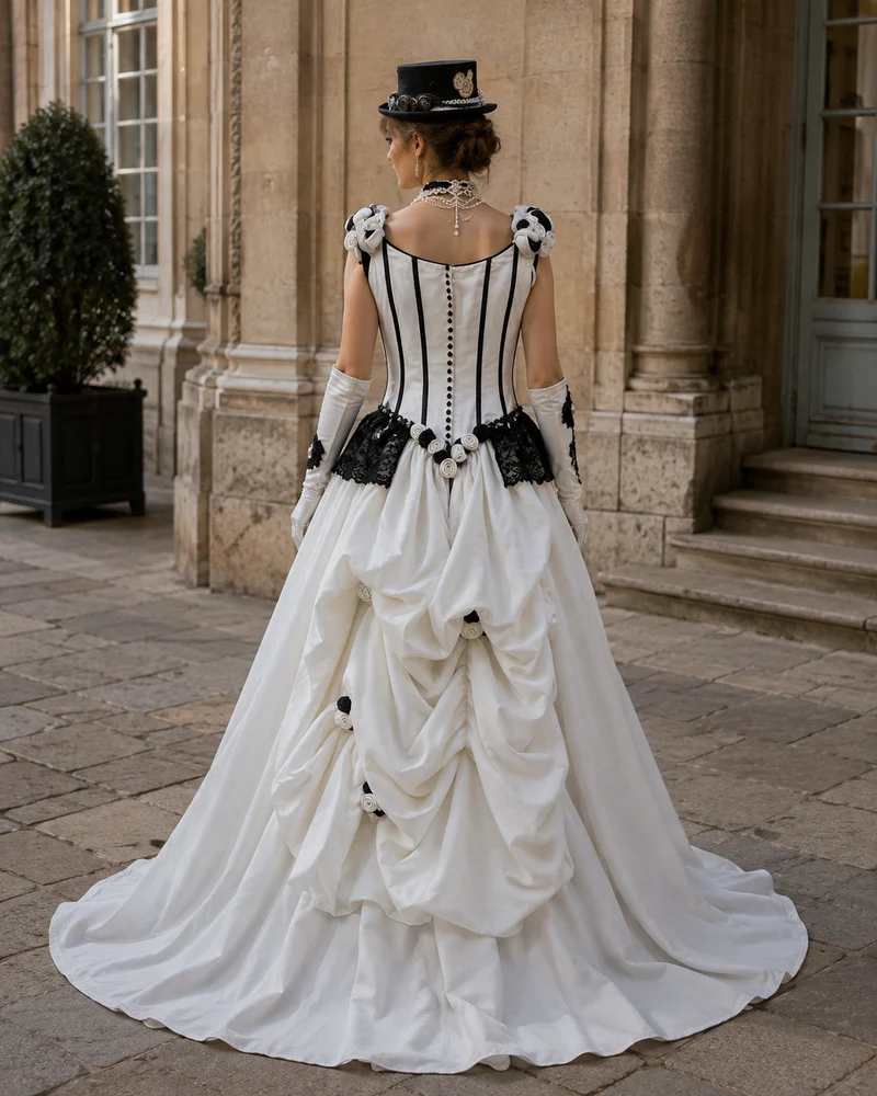 Steampunk Kleid Unikat Gr. 38
