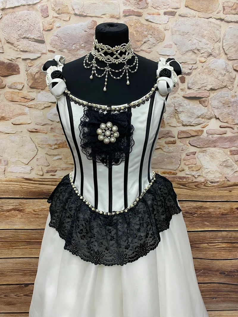 Steampunk Kleid Unikat Gr. 38