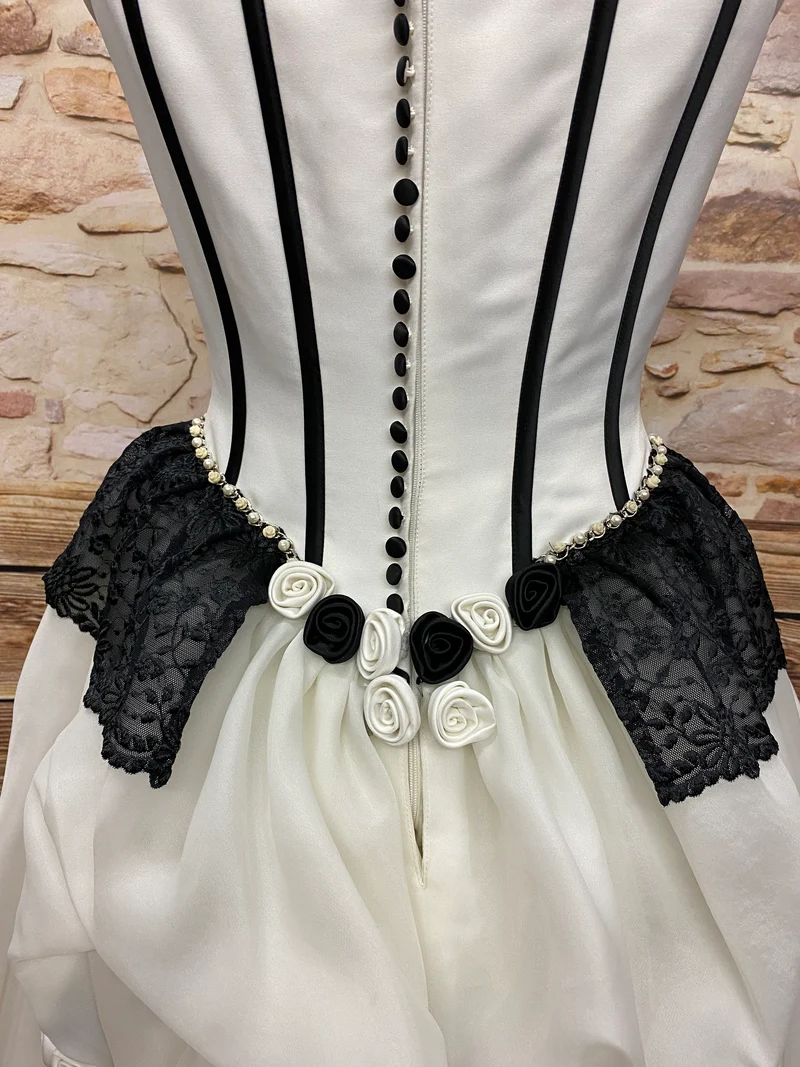 Steampunk Kleid Unikat Gr. 38