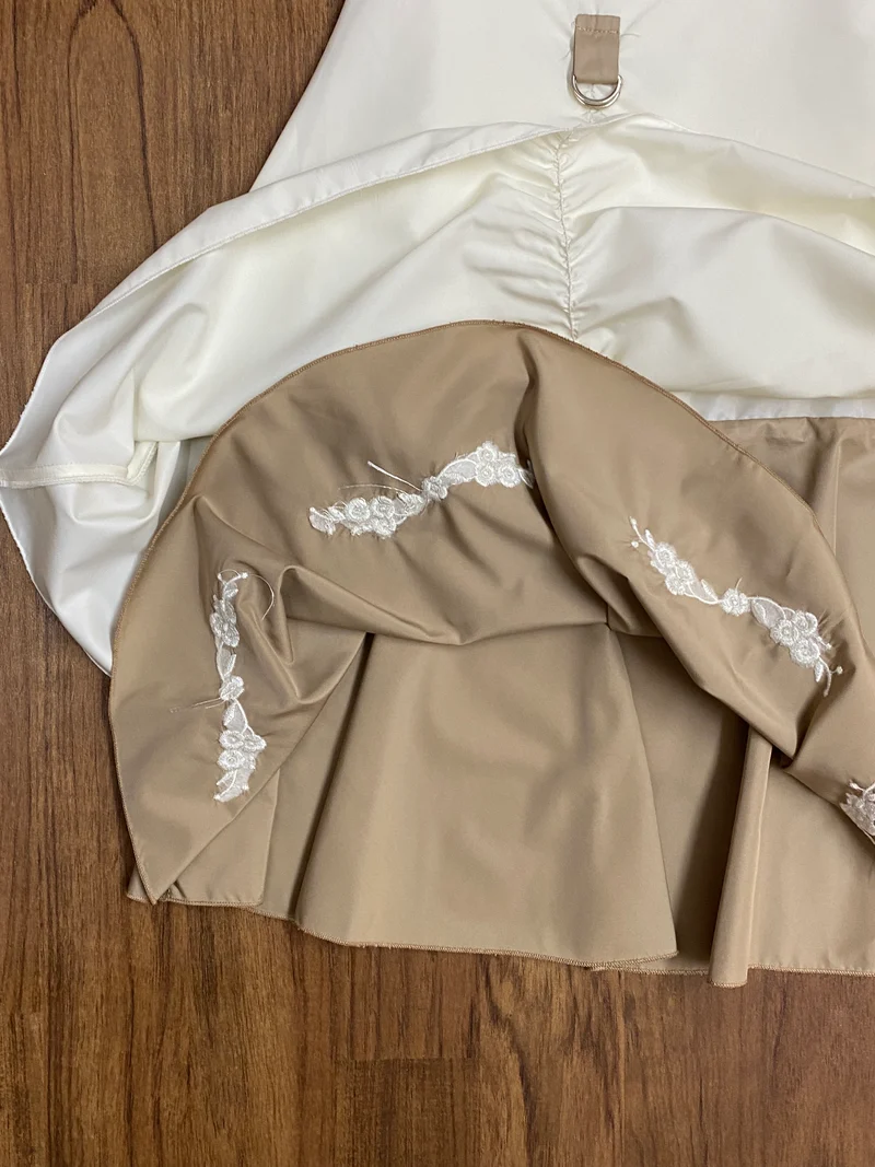 Damen Trachtenrock – Beige Kaki - Landhausstil
