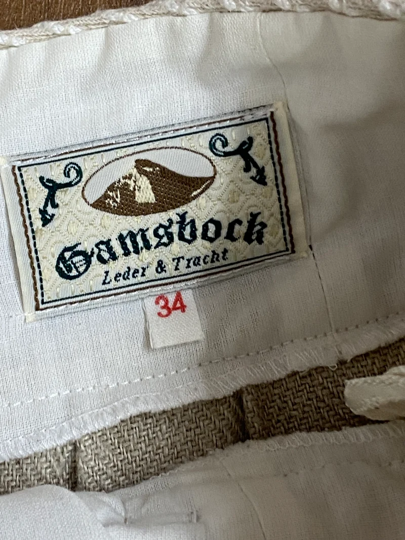 Trachtenrock - Gamsbock – Beige