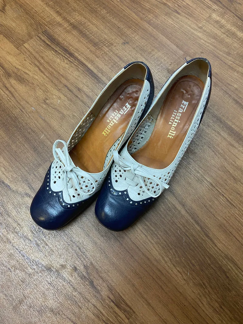 50er Jahre Damen Schuhe, Gr.39,5
