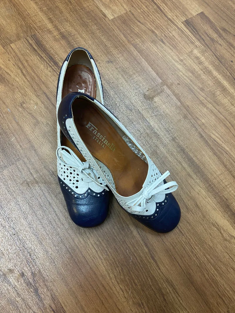 50er Jahre Damen Schuhe, Gr.39,5