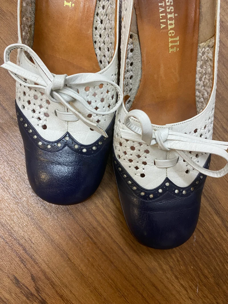 50er Jahre Damen Schuhe, Gr.39,5