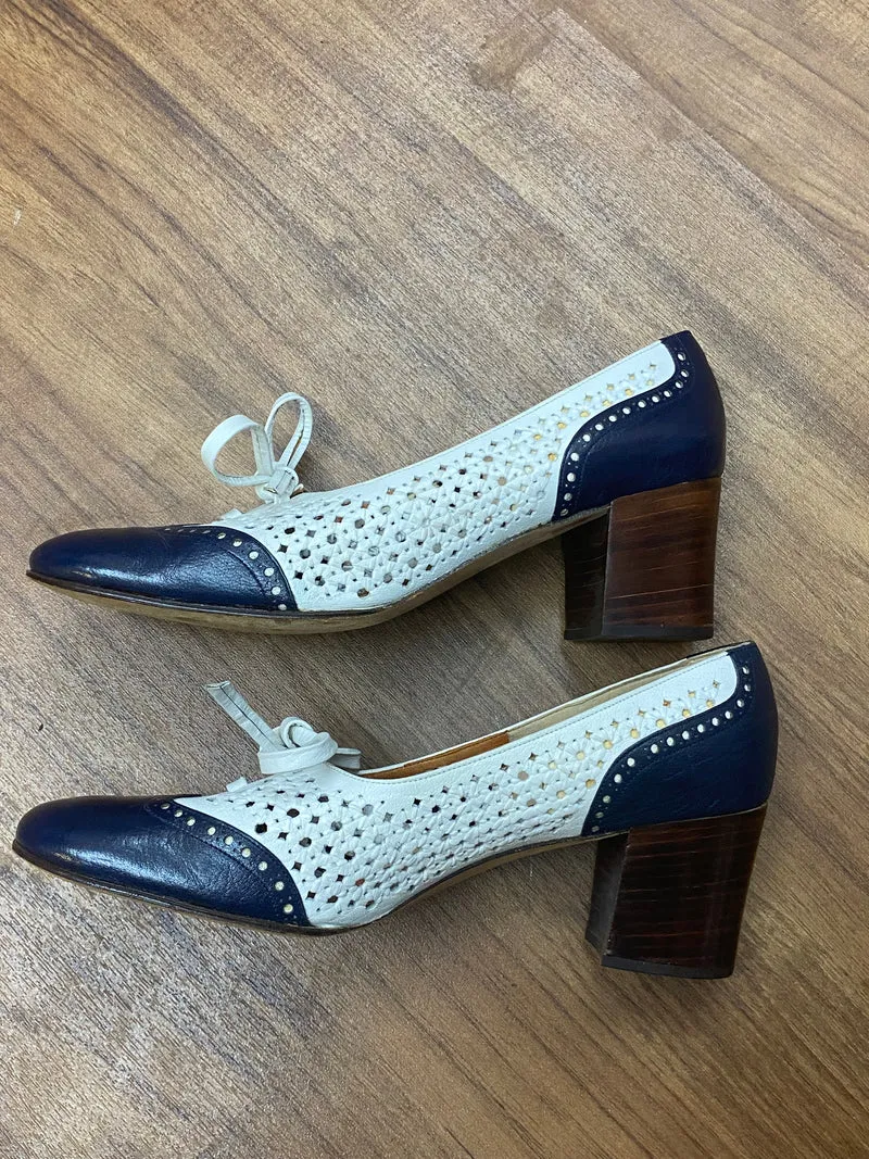 50er Jahre Damen Schuhe, Gr.39,5