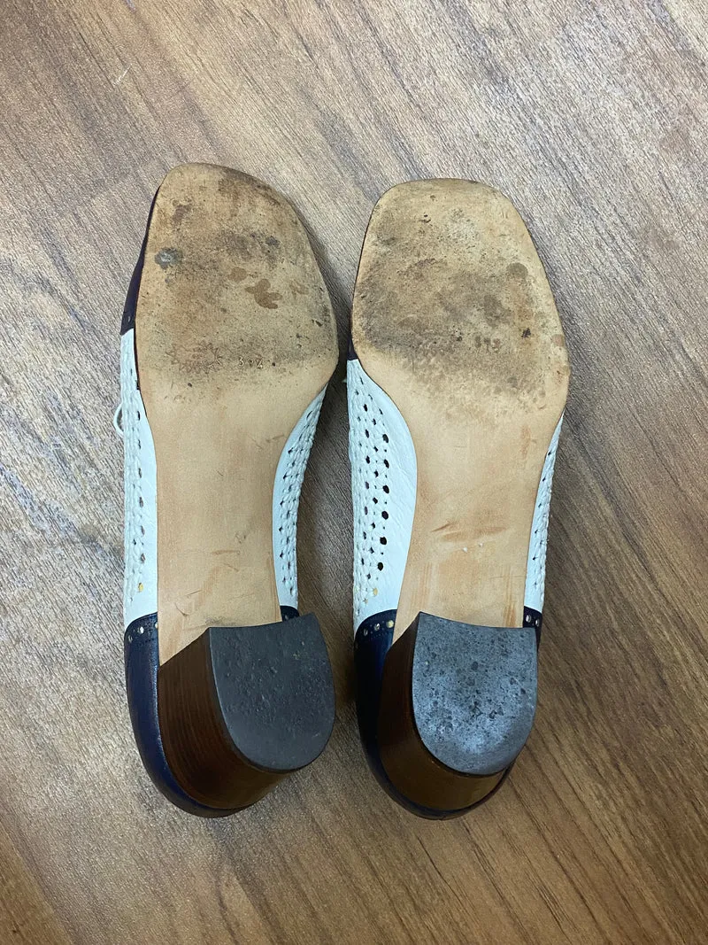 50er Jahre Damen Schuhe, Gr.39,5