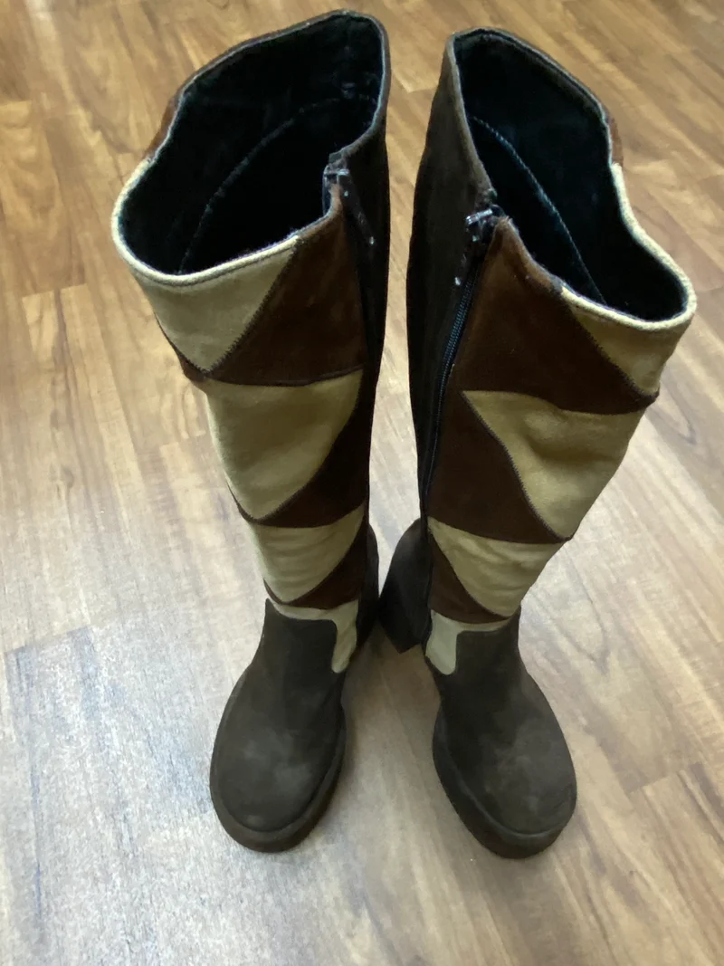 70er Jahre Plateaustiefel, Vintage, Unikat, Gr.35