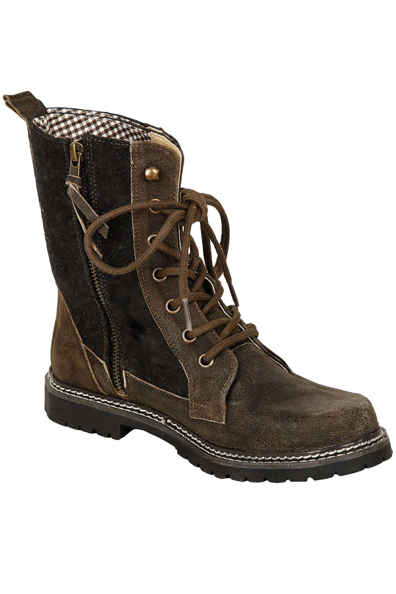 Damen Trachten-Stiefel mit Edelweiss
