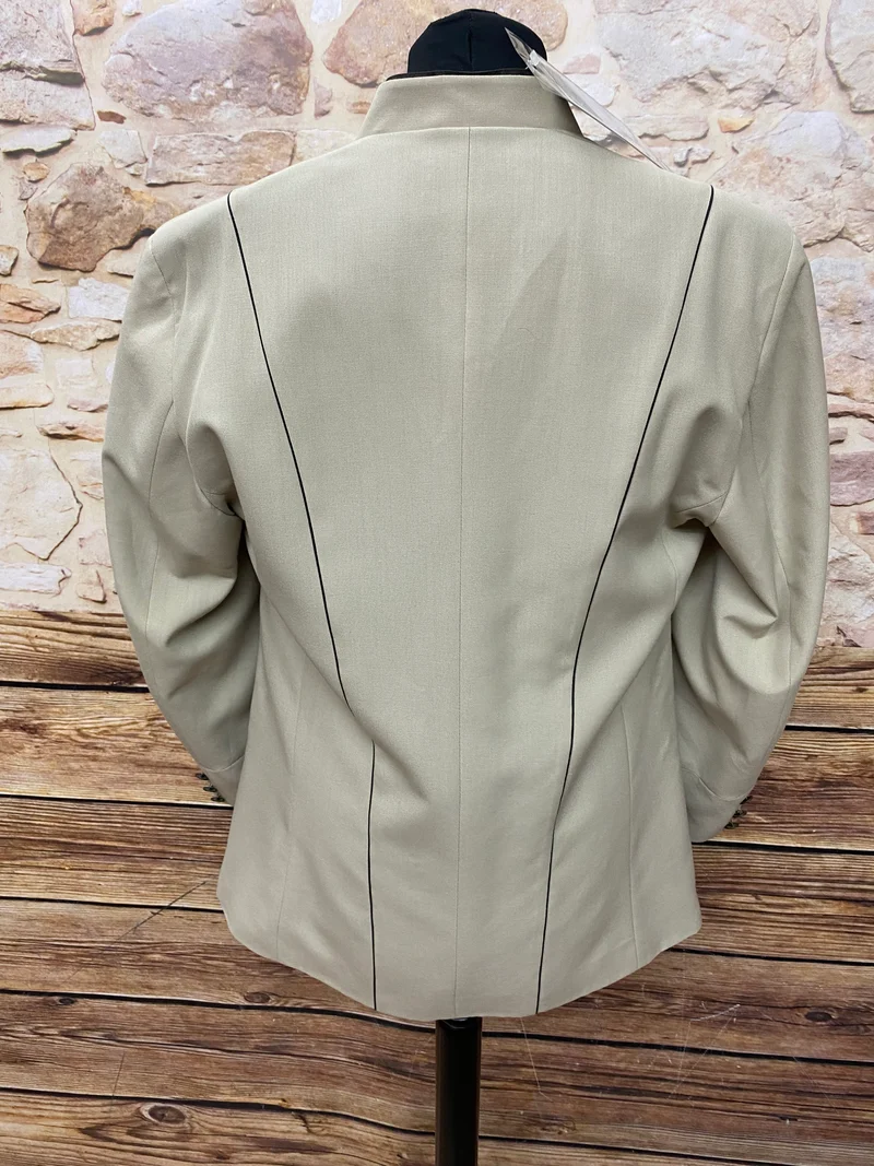 Stehkragenjacke, Page, Uniform, Doorman, Jacke Gr.48, beige
