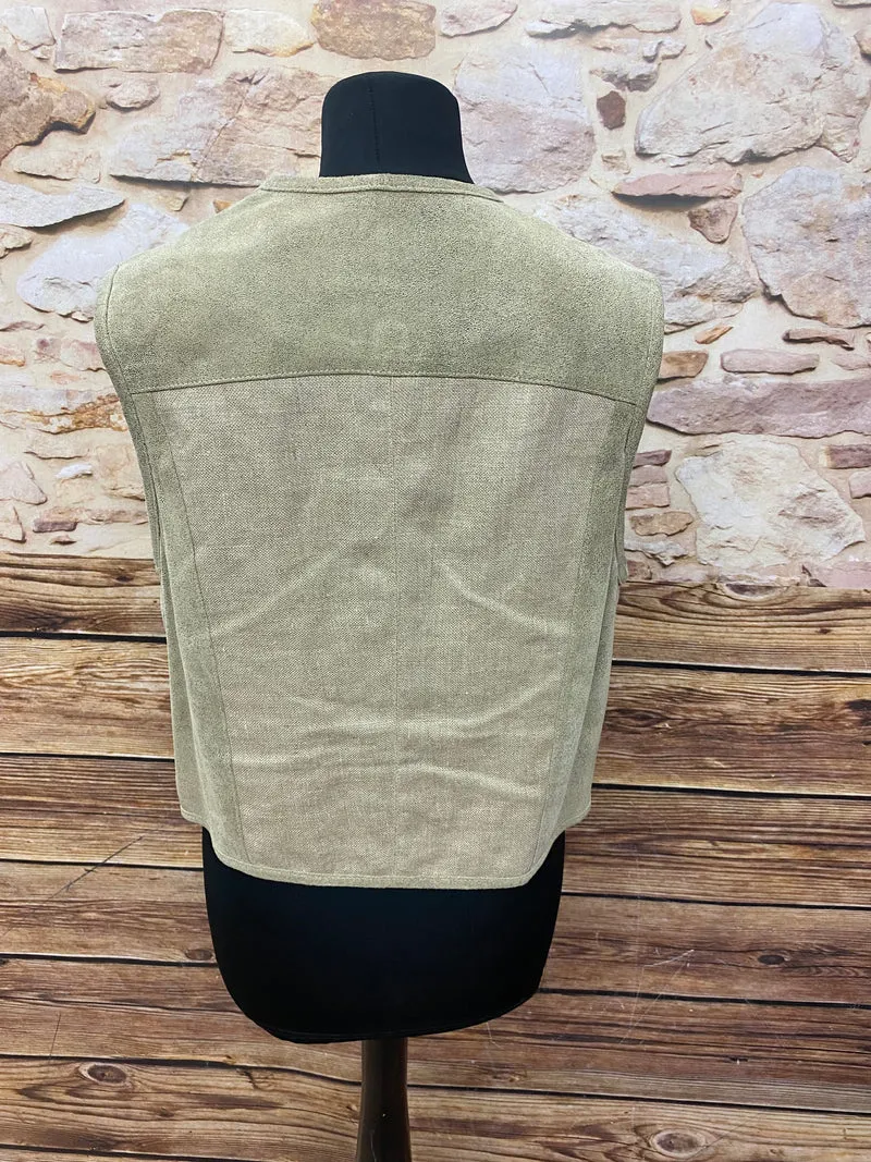 Vintage Trachtenweste Damen 36 Wildleder Landhausstil Country World