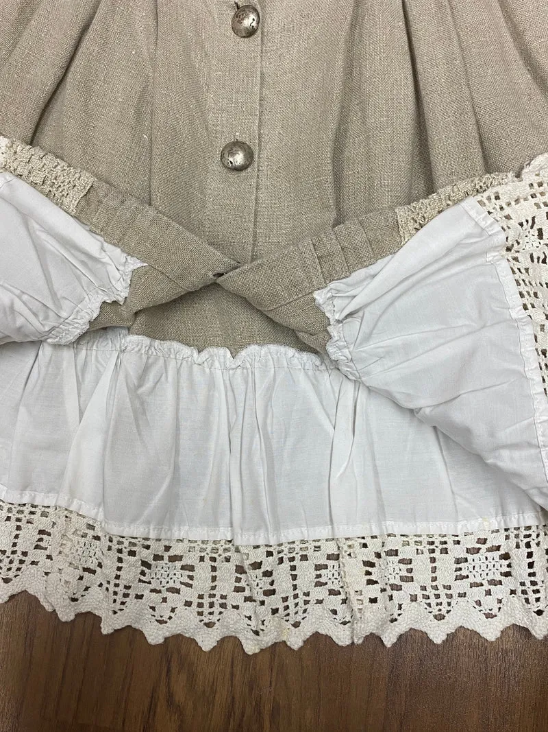 Damen Trachtenrock – Beige/Creme, Größe 40