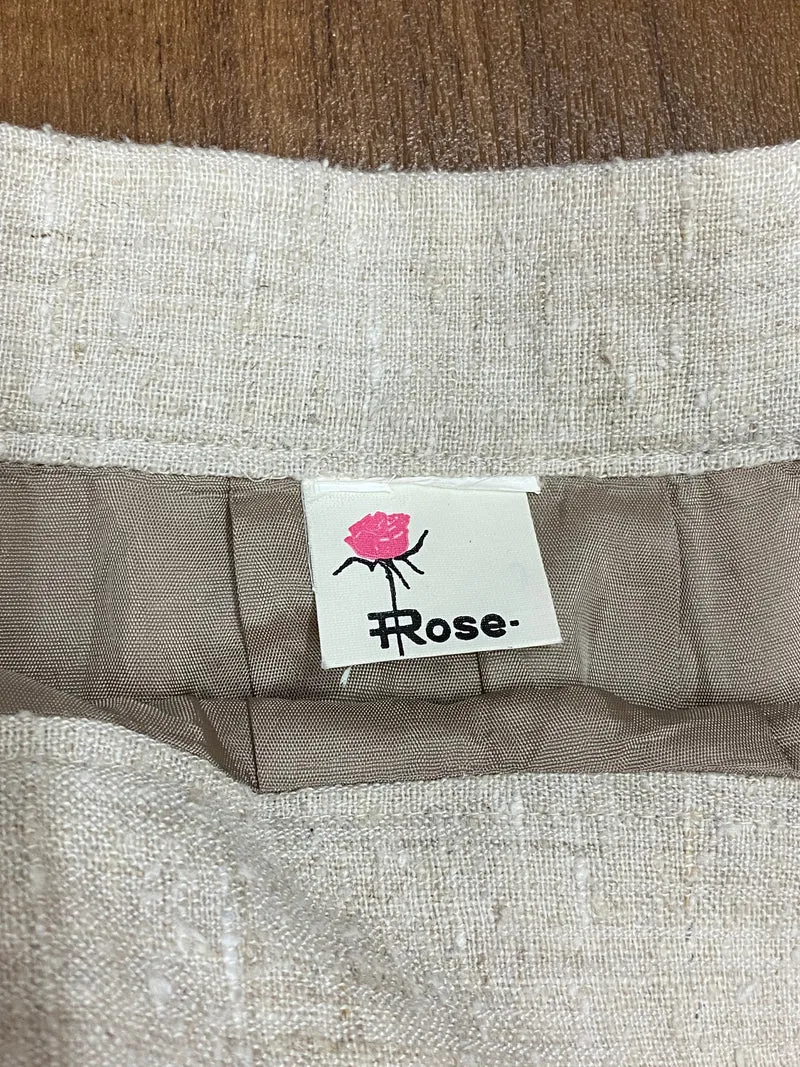 Damen Trachtenrock von Rose – Natur, Größe 32